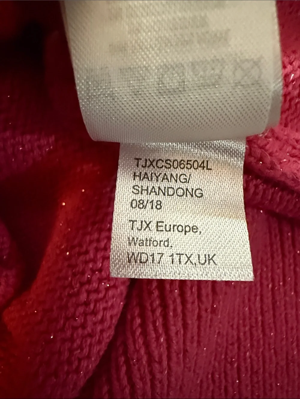 Girls pink unicorn sweater size 6X